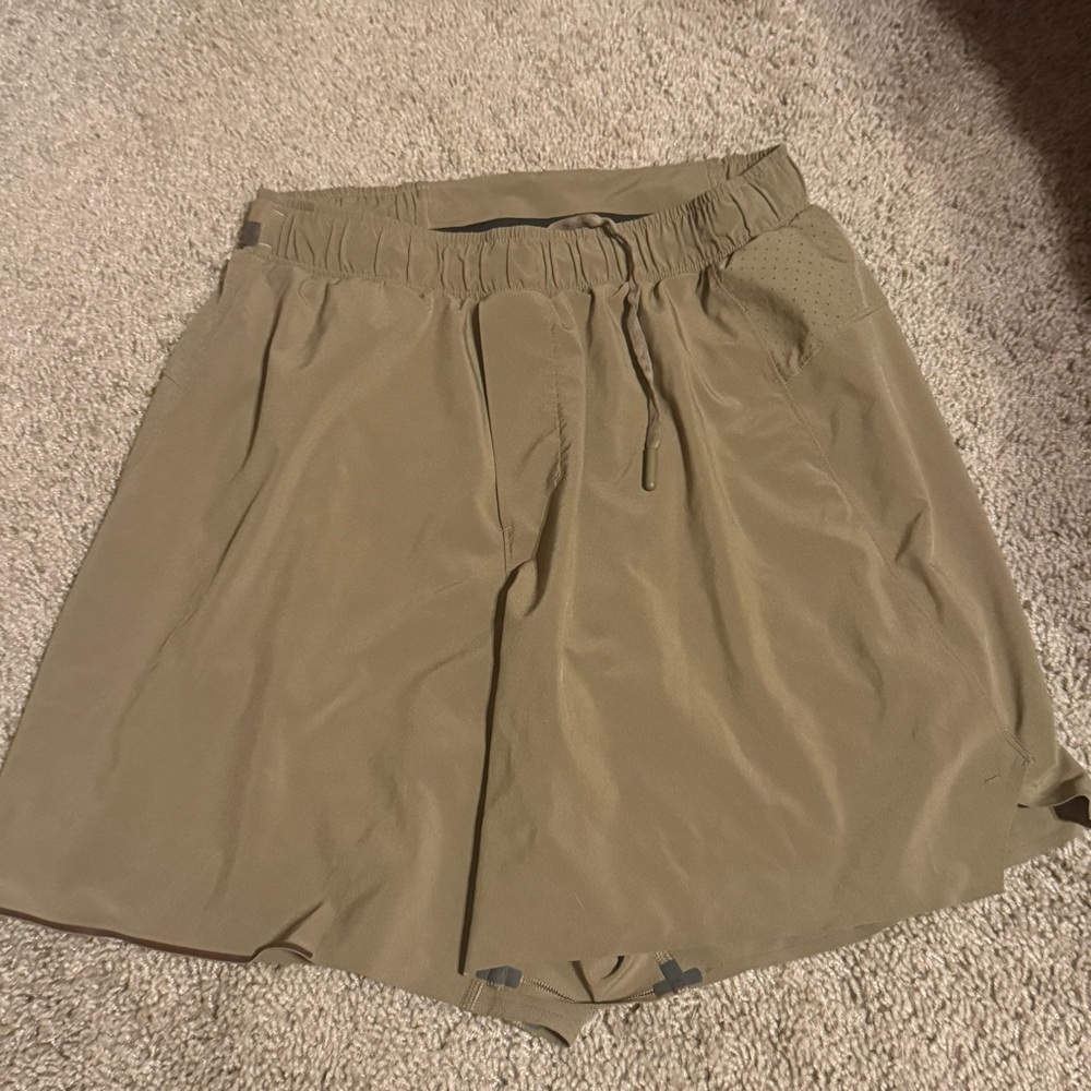 lululemon athletica Men's Athletic Shorts in Tan